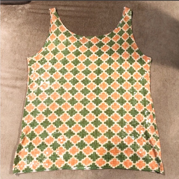 Tory Burch Sequin Tank Top - Picture 3 of 14